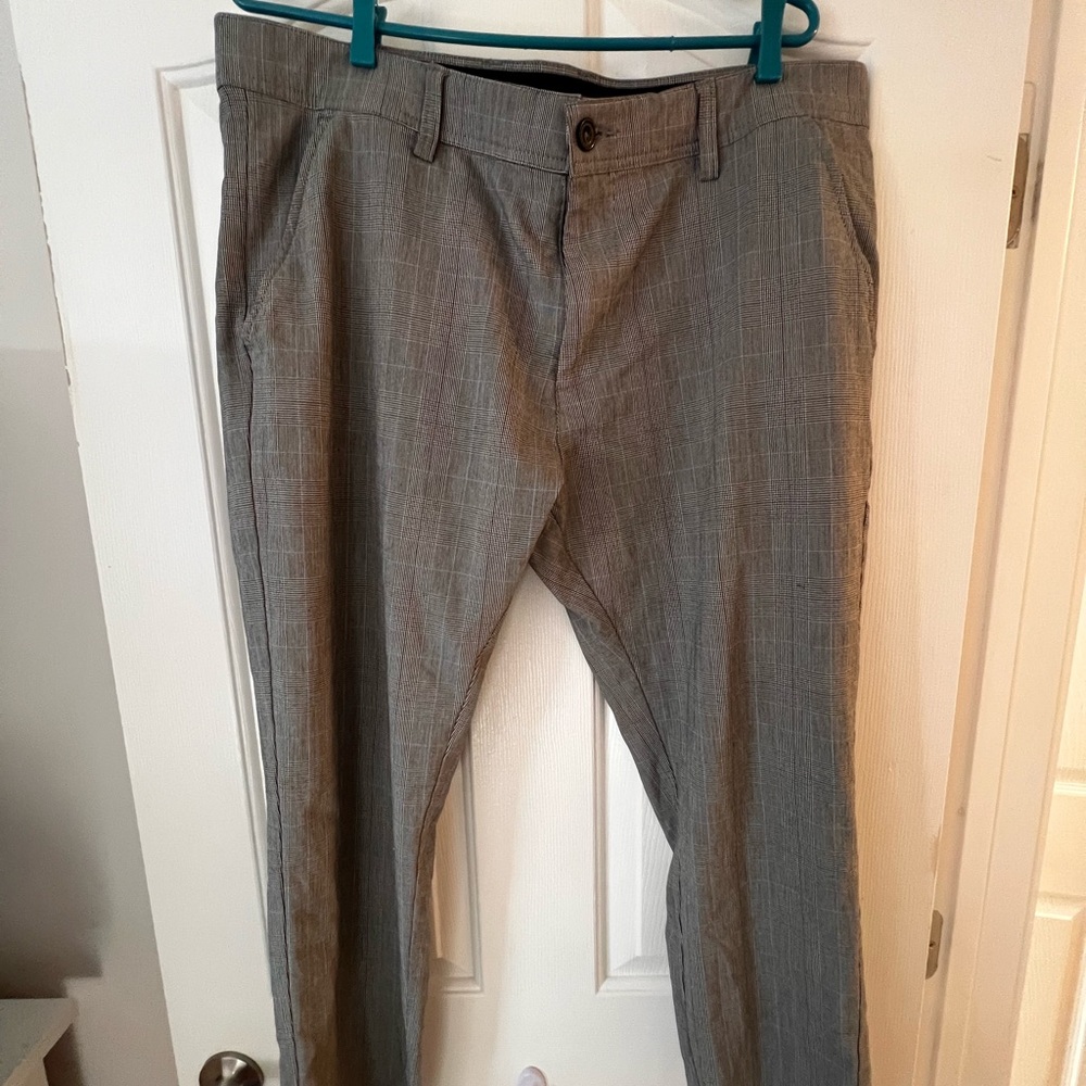 Projek Raw Window Pane Grey  Slim Stretch Chinos